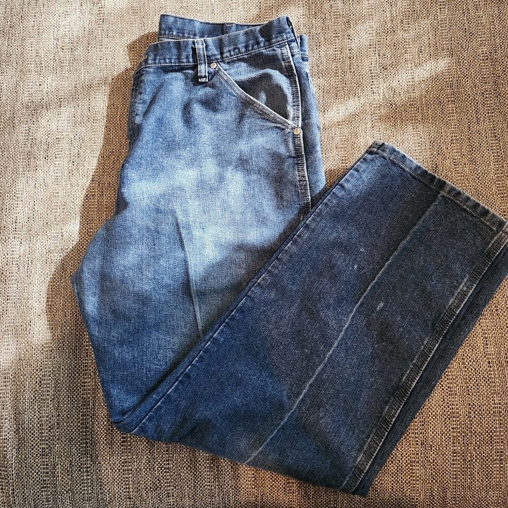 Wrangler Men's Carpenter Jeans - Medium Blue